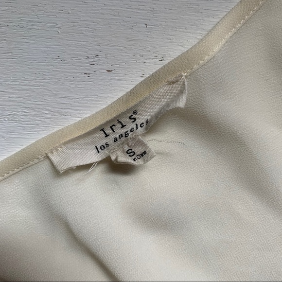 Off White Racer Back Top - Picture 3 of 3